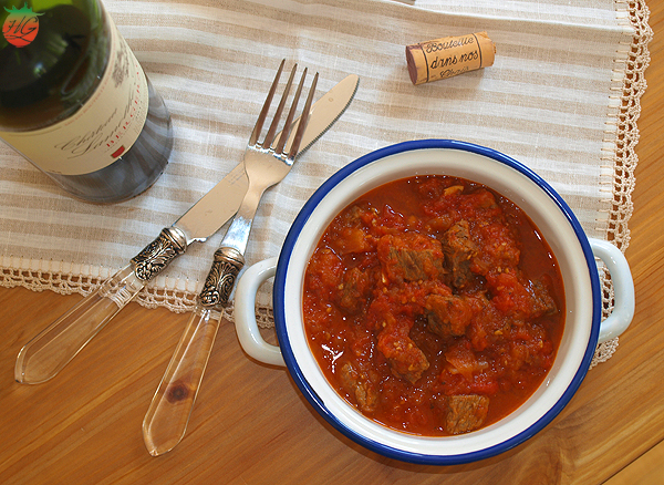 Receta Carne con tomate