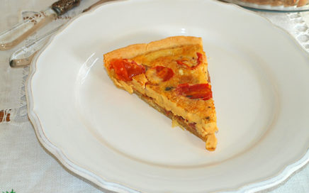 Receta Quiche de tomate y queso