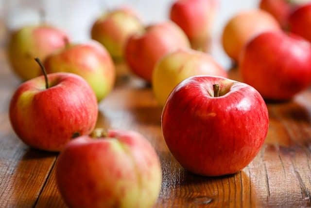 Manzanas y vida saludable